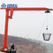 Cor vermelha 3T 20m/Min Warehouse Pillar Mounted Jib Crane With Hoist