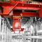 Guindaste de ponte dobro de 320 toneladas da viga do ton~ do modelo 75 do guindaste QDY da fundição para a fábrica de aço